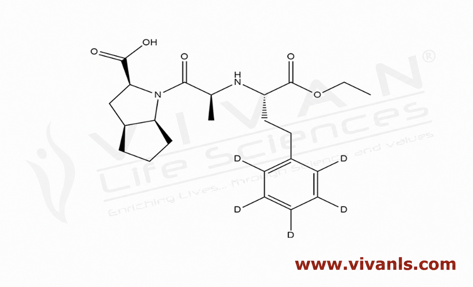Stable Isotope Labeled Compounds-Ramiprilat D5-1787650387.png